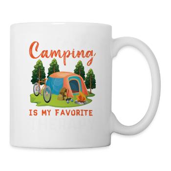 Camping Tentes de camping Tente Caravane Thérapie - Mug blanc - blanc - Droite