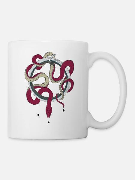 Infinite Snakes - Tasse - Weiß