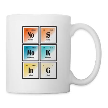 Interdiction de fumer - Tableau périodique des éléments - Mug blanc - blanc - Droite