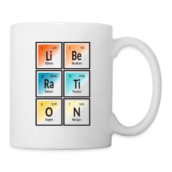 | de libération Tableau périodique des éléments - Mug blanc - blanc - Droite