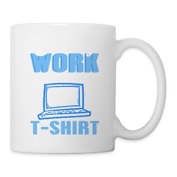 This Is My Work From Home T-Shirt Funny Nerd - Tasse - Weiß - Rechts