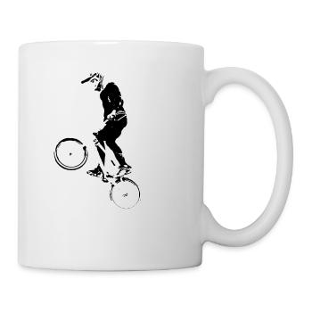 BMX Race Racing Mountainbike Motocross - Tasse - Weiß - Rechts