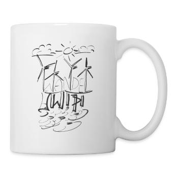 Klimawandel - Tasse - Weiß - Rechts