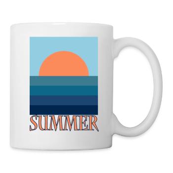 Summer - Tasse - Weiß - Rechts
