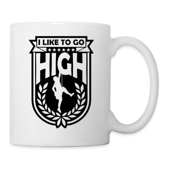 aiment se défoncer - Mug blanc - blanc - Droite