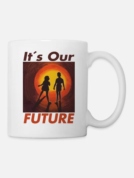 our future shirt3 - Tasse - Weiß