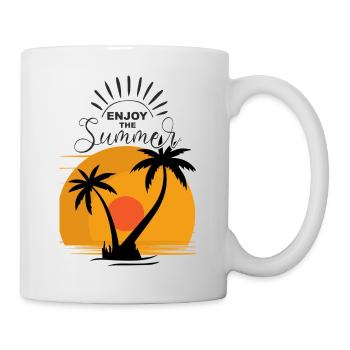 PROFITEZ DE LA CHEMISE DE SOLEIL DE BONNE HUMEUR D’ÉTÉ - Mug blanc - blanc - Droite