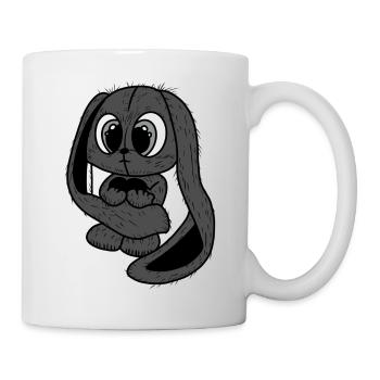 Hase - Tasse - Weiß - Rechts