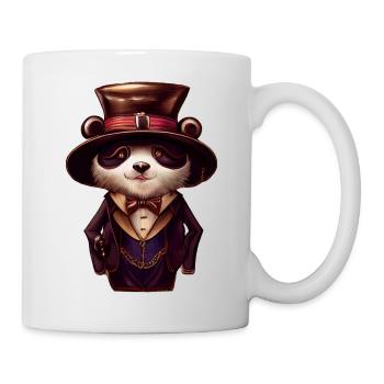 Panda - Tasse - Weiß - Rechts