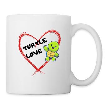 Turtle Pet Lover Gift Idea - Mug - white - Right