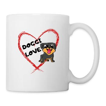 Dogs with Heart Doggi Pet Lovers - Mug - white - Right