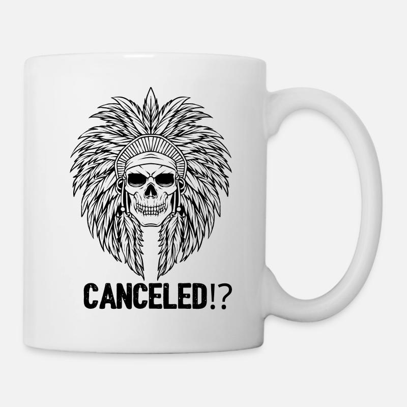 Winnetou canceled!? - Tasse - Weiß