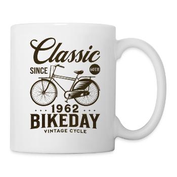 Cycliste 1962 Vélo 60 Ans Anniversaire - Mug blanc - blanc - Droite