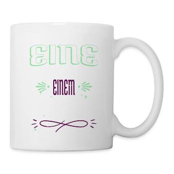 frauen einsatz muttertag mädchen feminist woman - Tasse - Weiß - Rechts