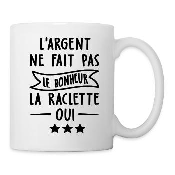 humour raclette / Raclette - Mug blanc - blanc - Droite