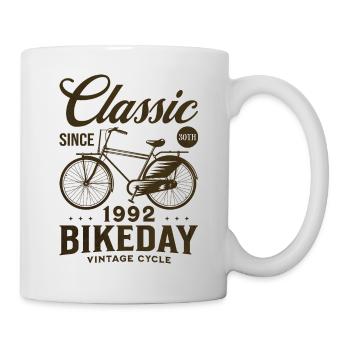 Cyclist 1992 Bike 30 years Anniversary - Mug - white - Right