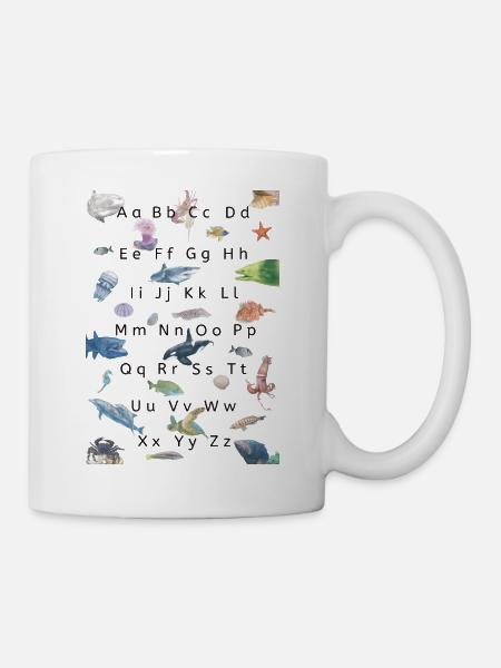 Fauna marina e letteratura - Tazza - bianco