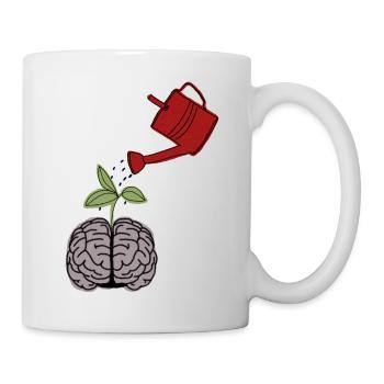 Wachse und gedeihe - Tasse - Weiß - Rechts