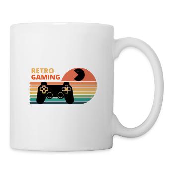 Gaming Nerd Controller vintage retro - Mug - white - Right