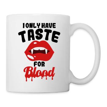 Goût de Blood shirt Vampire chemise rétro halloween - Mug blanc - blanc - Droite