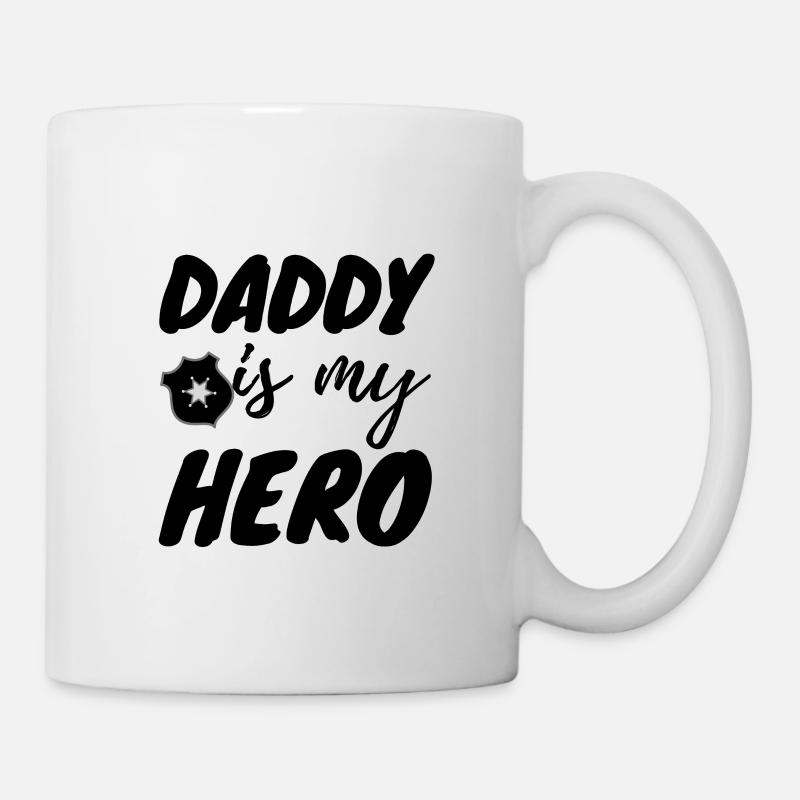 DADDY HERO - Tasse - Weiß