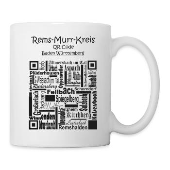 Rems Murr Kreis - Tasse - Weiß - Rechts