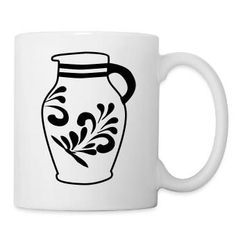Bembel Design 100% Hessen! #typischHessisch #FFM - Mug - white - Right