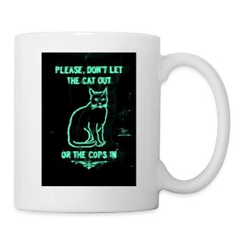 Cope cat - Tasse - Weiß - Rechts