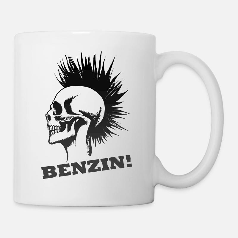 Benzin Grey - Tasse - Weiß