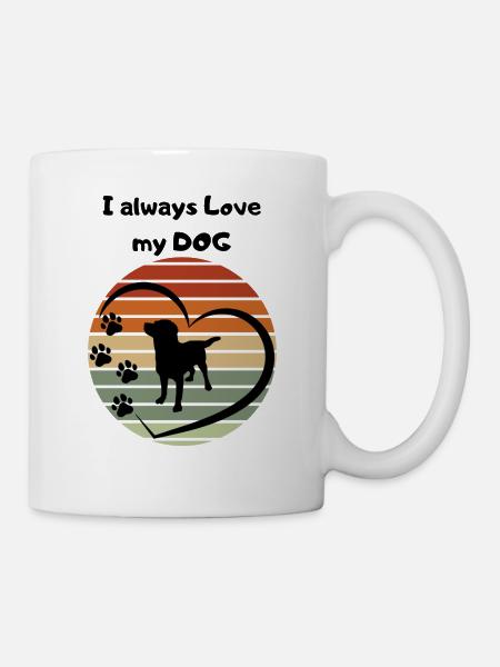 Always a dog love Doggi dog lover - Mug - white