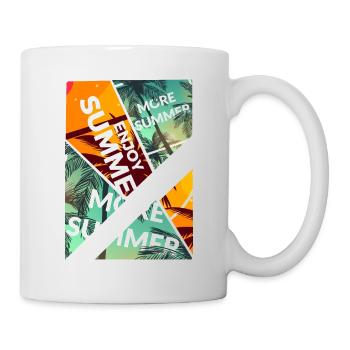 Formentera Été Sun Beach Sea Palms Vacances - Mug blanc - blanc - Droite