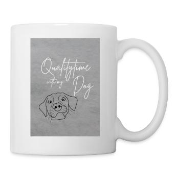 Qualitytime Dog - Tasse - Weiß - Rechts