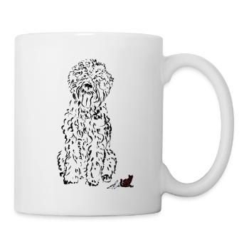LAGOTTO DOG, CHIEN TRUFFIER - Mug blanc - blanc - Droite