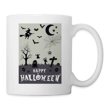 Joyeux halloween - Mug blanc - blanc - Droite