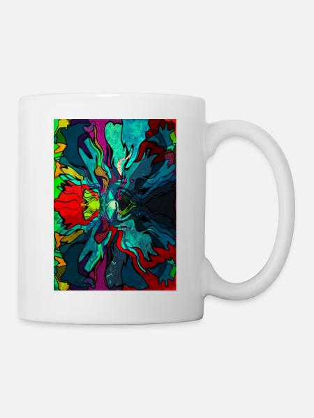 Abstract Painting - Mug - white
