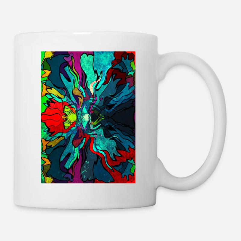 Abstract Painting - Mug - white