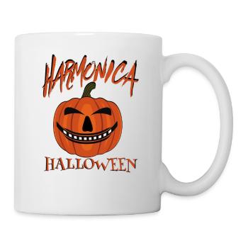 Halloween harmonica - Mug blanc - blanc - Droite