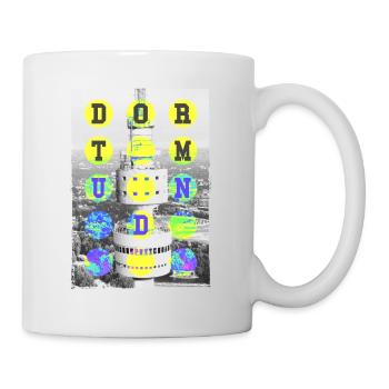 Dortmund Deutschland Stadt Skyline Heimat Liebe - Tasse - Weiß - Rechts