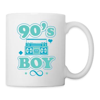 Proverbes des années 1990 Idée cadeau des années 90 - Mug blanc - blanc - Droite