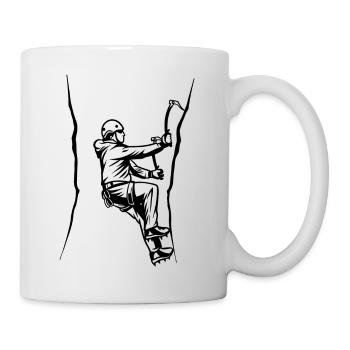 crampons d’escalade de glace - Mug blanc - blanc - Droite
