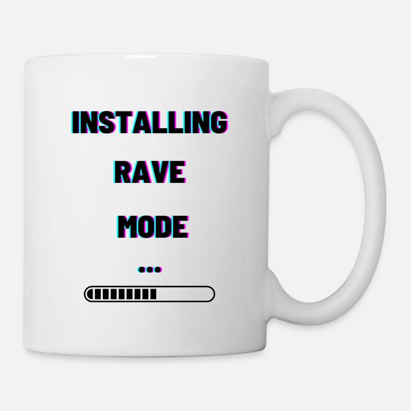 Installing Rave Mode dark - Mug - white