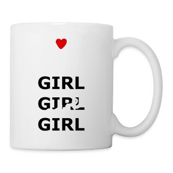 Le pouvoir des filles - Mug blanc - blanc - Droite