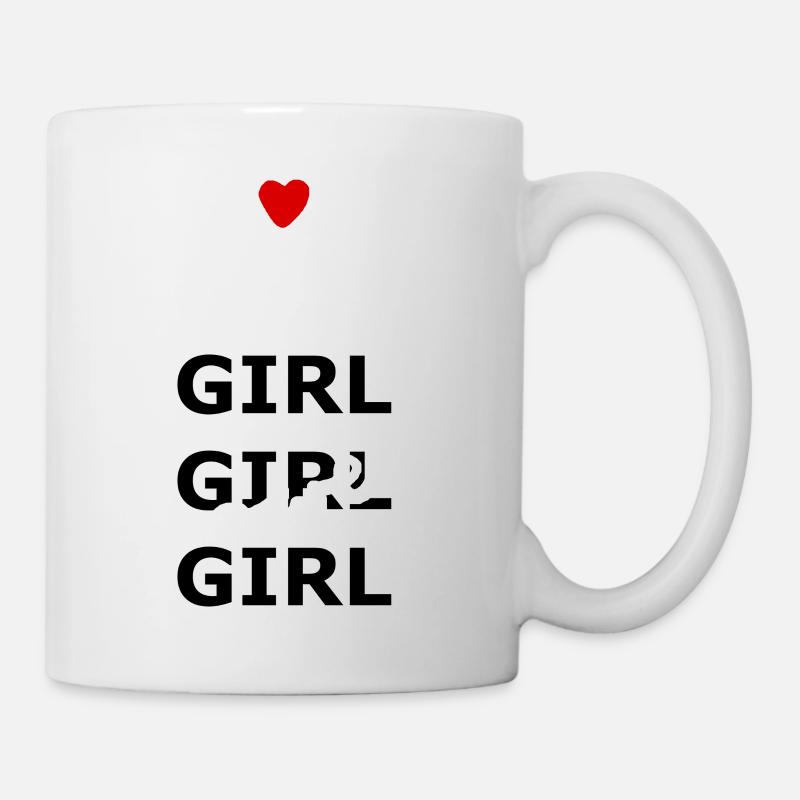 Le pouvoir des filles - Mug blanc - blanc