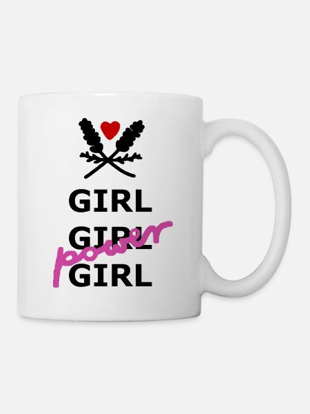 Le pouvoir des filles - Mug blanc - blanc