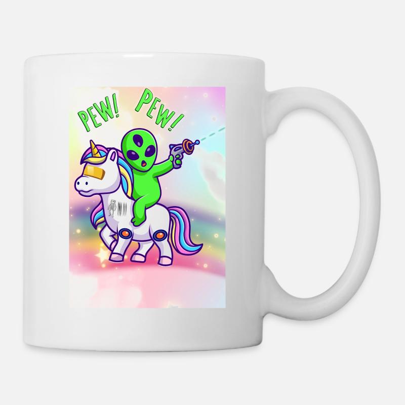 PewPew - Tasse - Weiß
