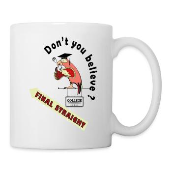 The last straight School parrot - Mug - white - Right