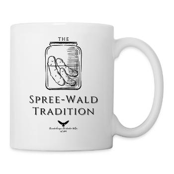 Spreewald Tradition in Brandenburg - Tasse - Weiß - Rechts