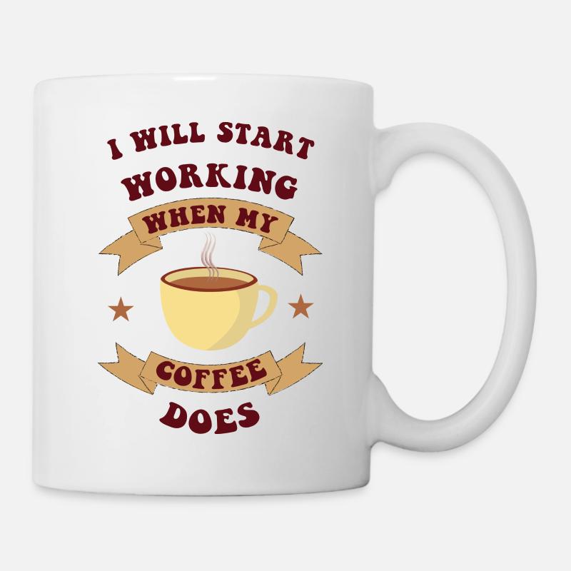 Coffee - Mug blanc - blanc