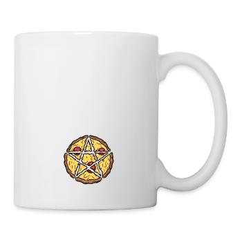 Goth Pizza Und Dunkelheit - Tasse - Weiß - Rechts
