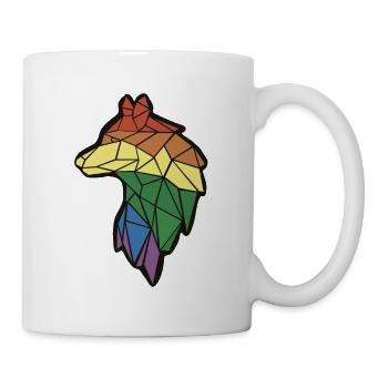 Wolf Raimbow - Mug - white - Right